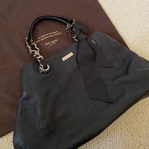 Kate Spade black pebbled leather purse